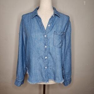 Rails Blue Button Down Shirt
